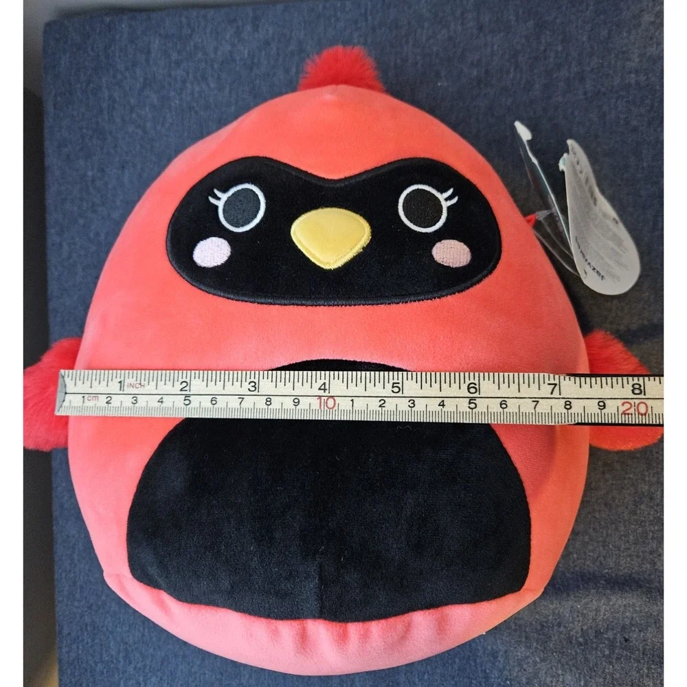Squishmallow Squishville Fries Cazlan The‎ Red Cardinal Bird Plush - 7